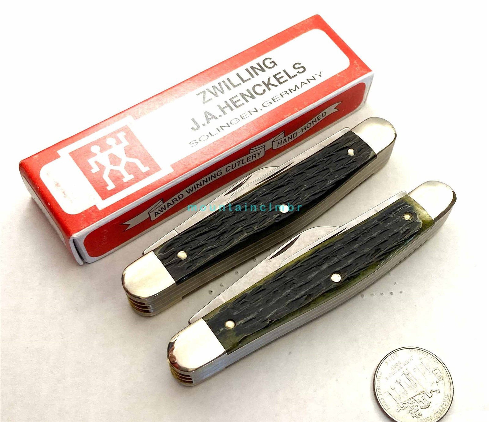 Zwilling J.A. Henckels Solingen Germany RARE 4Blades Stockman