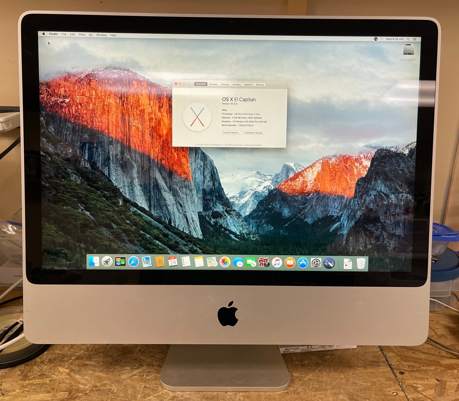 Apple iMac 24-inch January 2008 2.8GHz Intel Core 2 Duo (BTO/CTO