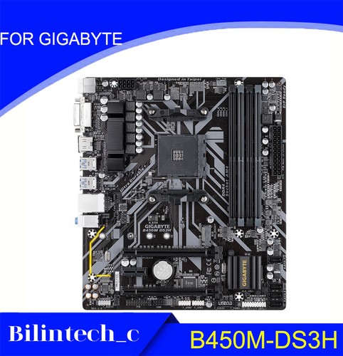 FOR GIGABYTE B450M-DS3H AM4 AMD 64GB M-ATX compact Motherbroad