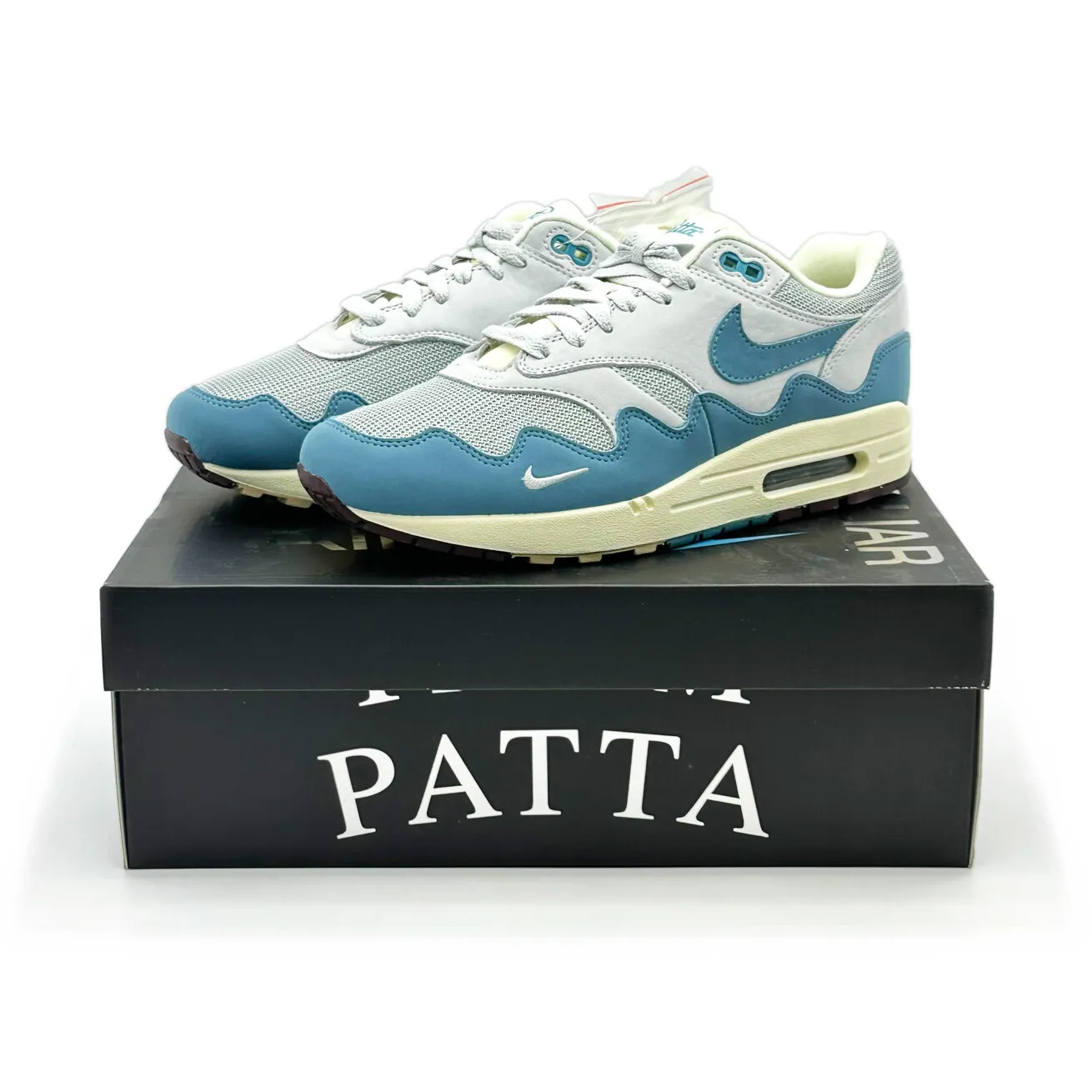 Nike Air Max 1 Patta Waves Noise Aqua w Bracelet 10.5 DH1348-004