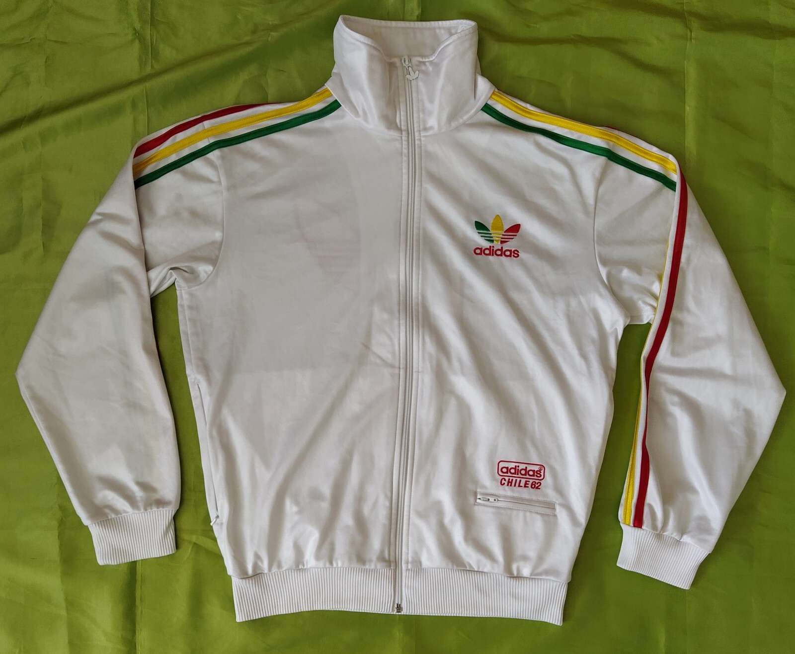 Adidas Chile 62 men track top jacket P00181 2010 white rasta