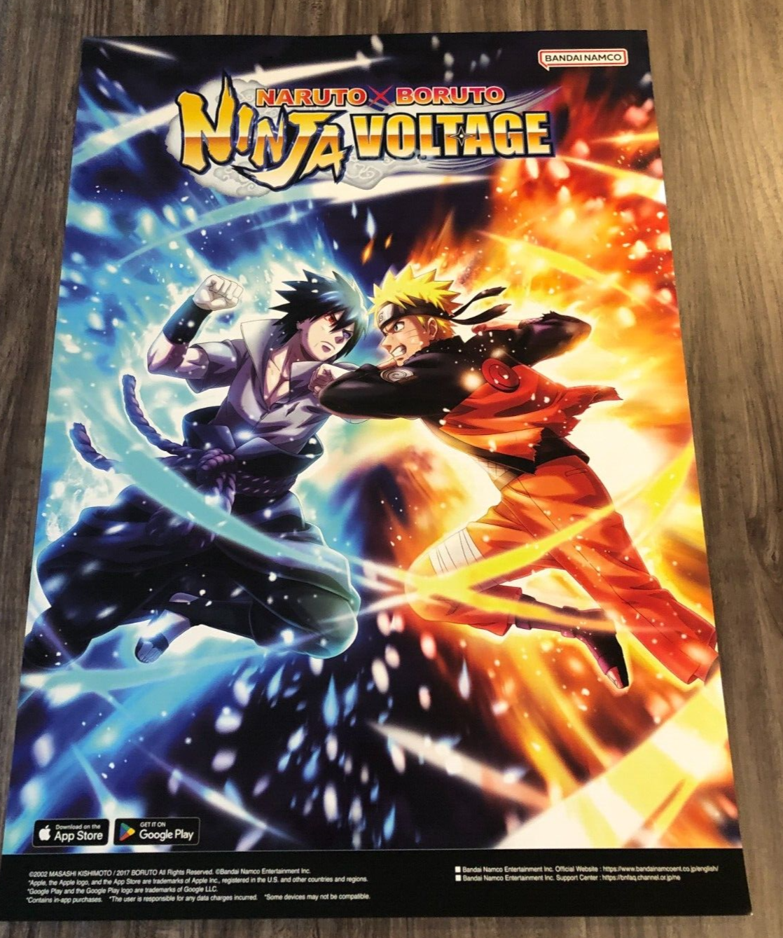 Naruto X Boruto NINJA VOLTAGE NYCC Comic Con EXCLUSIVE POSTER
