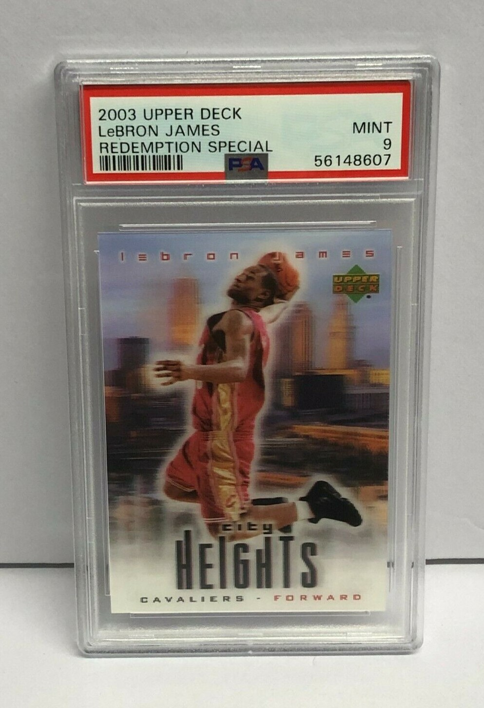 2003 Upper Deck City Heights Redemption Special LeBRON JAMES card
