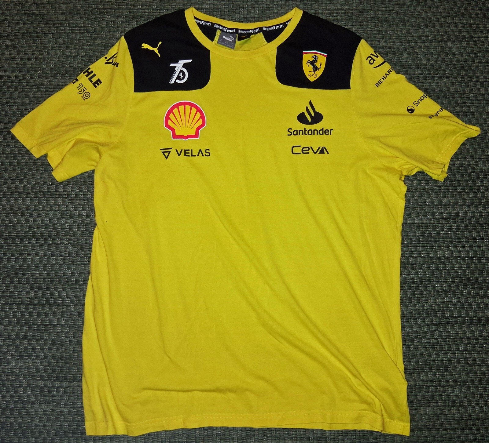 Official Ferrari Puma Monza 2022 Special Yellow Team Edition F1