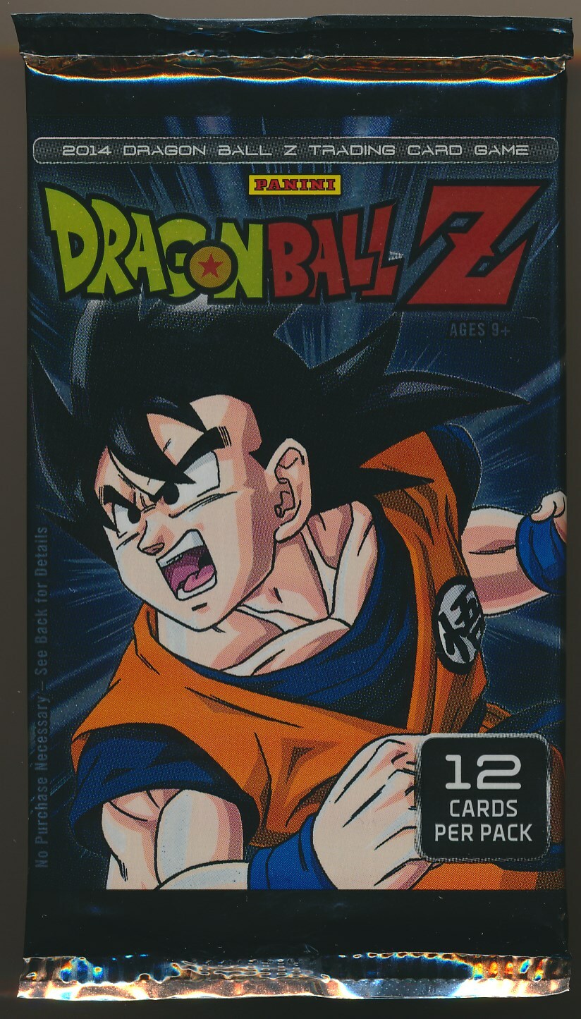 2014 PANINI DRAGON BALL Z TCG FACTORY SEALED BOOSTER PACK (12