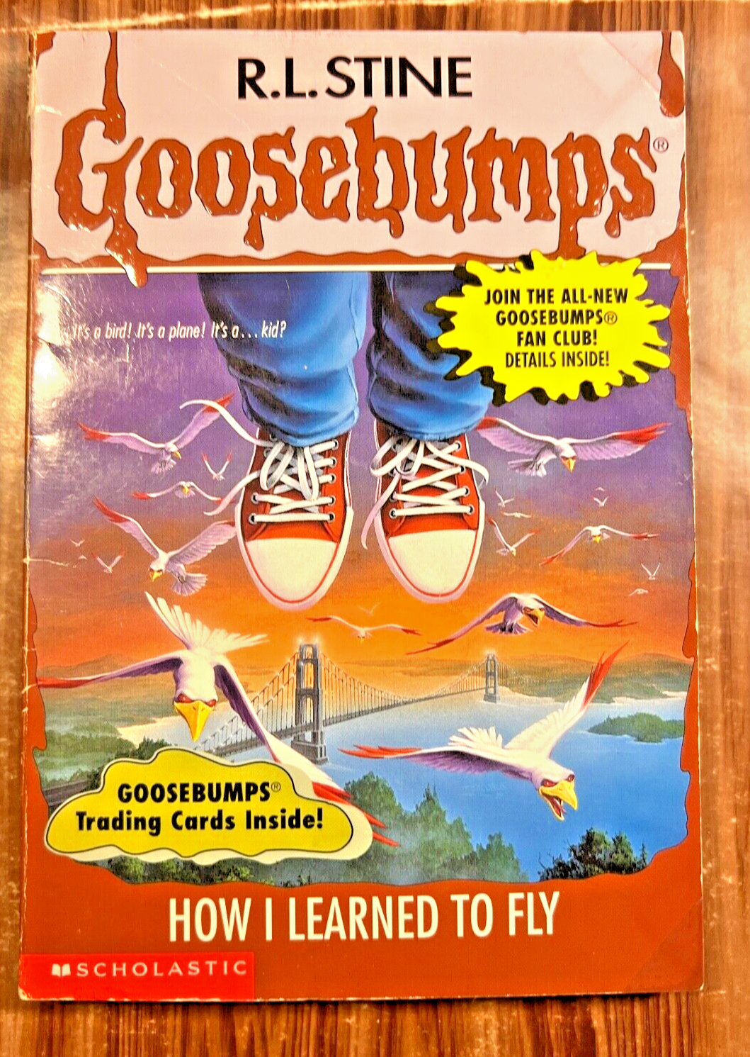 Goosebumps #52 How I Learned To Fly Paperback Book R. L. Stine