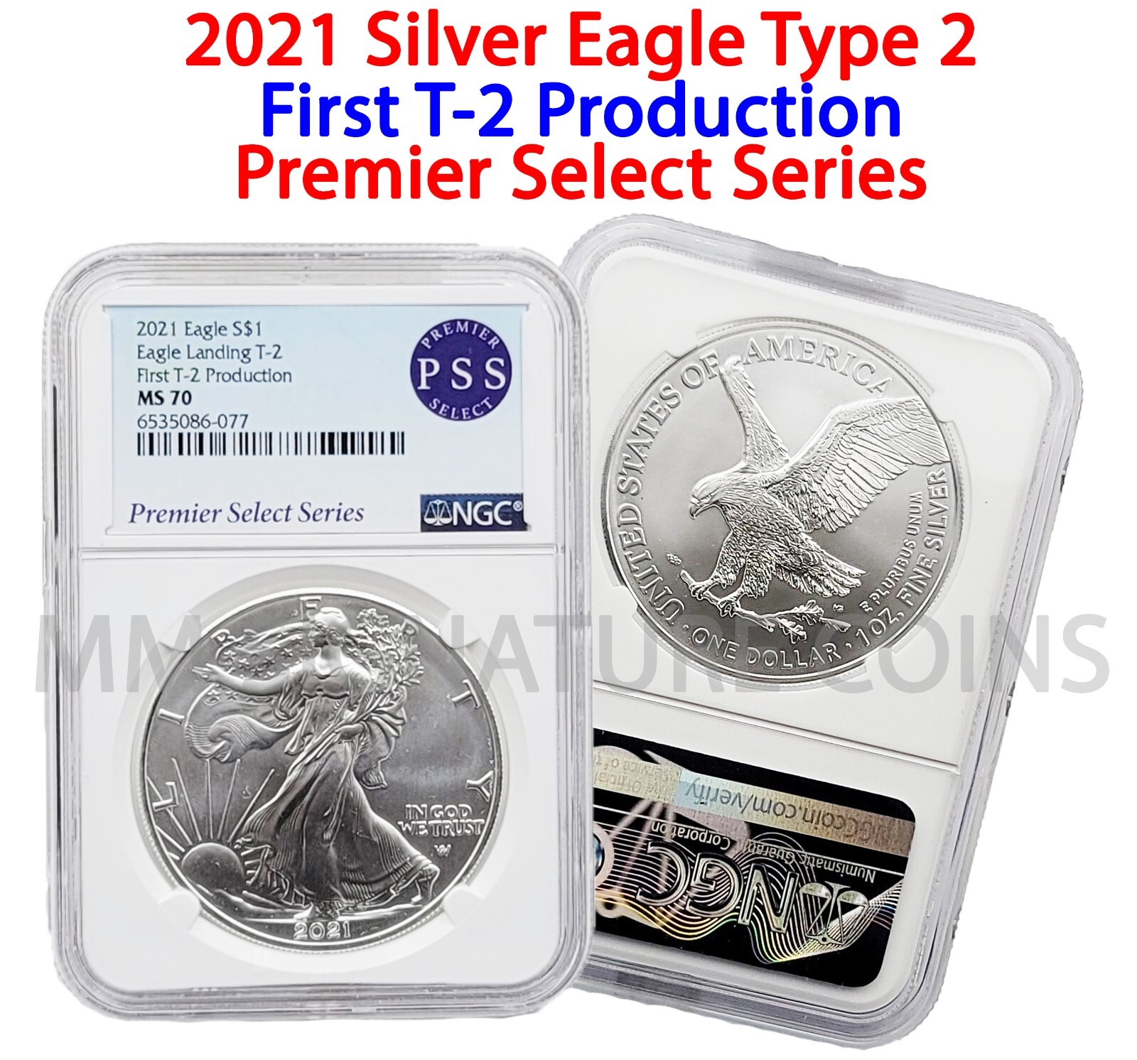 2021 Silver Eagle Type 2 First T-2 Production MS70 NGC PSS | eBay
