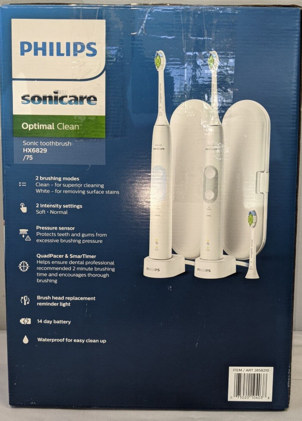 Philips -Sonicare Optimal Clean - HX6829/75 Rechargeable Sonic