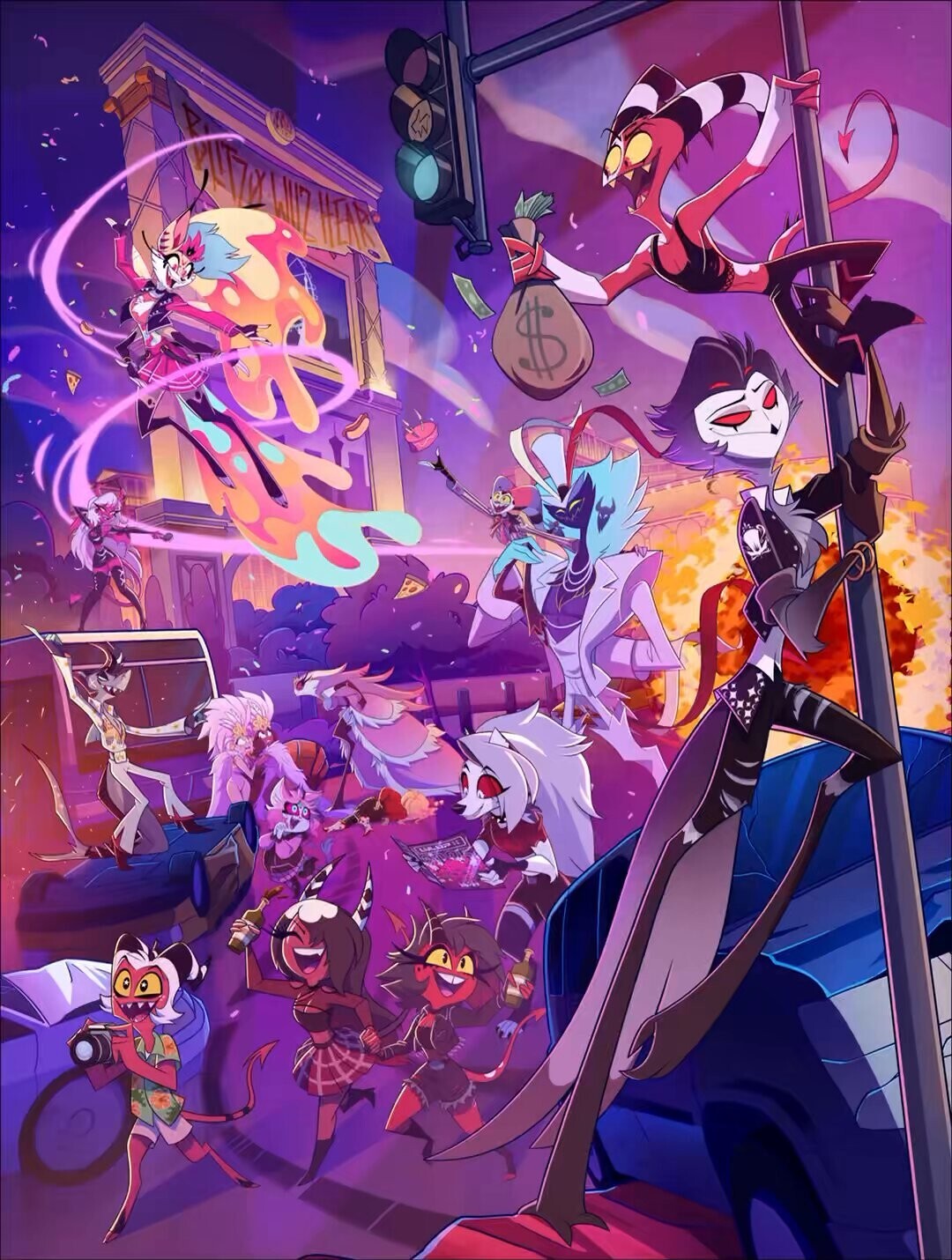 Helluva Boss LVL UP Expo Las Vegas 2025 Poster Hazbin Hotel *In