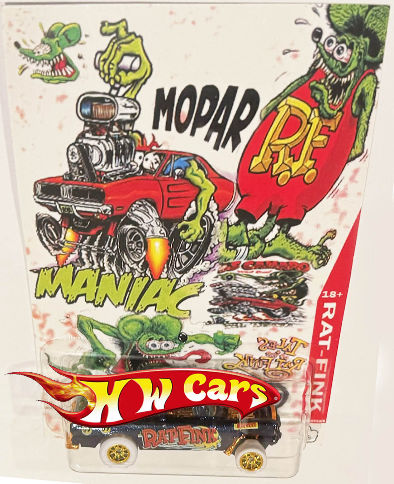 CHEVY, CORVETTE CUSTOM Hot Wheels Rat Fink Series w/RR - Pick 1 | eBay