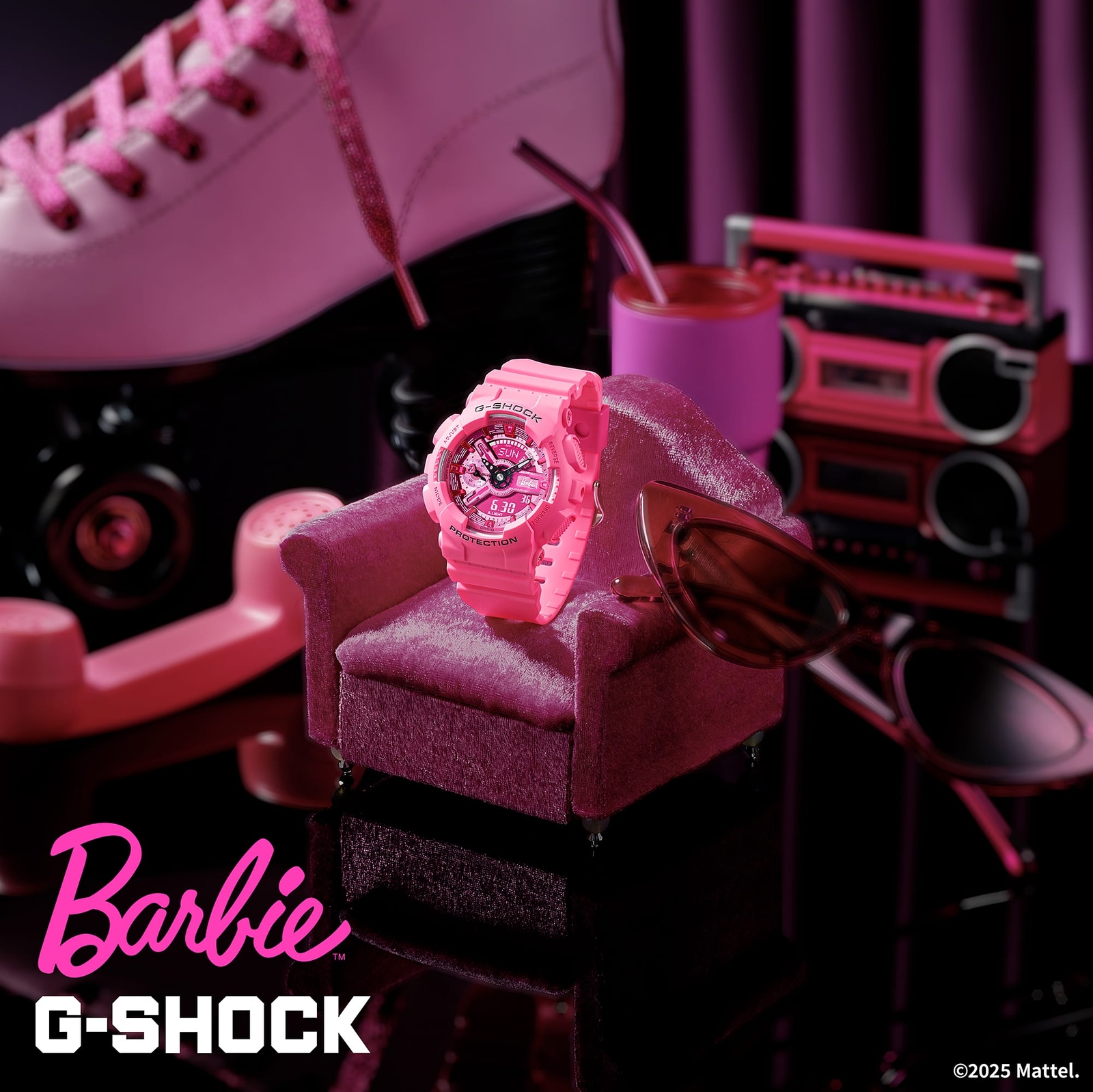 CASIO G-SHOCK GMA-S110BE-4AJR Barbie Collaboration Limited Watch