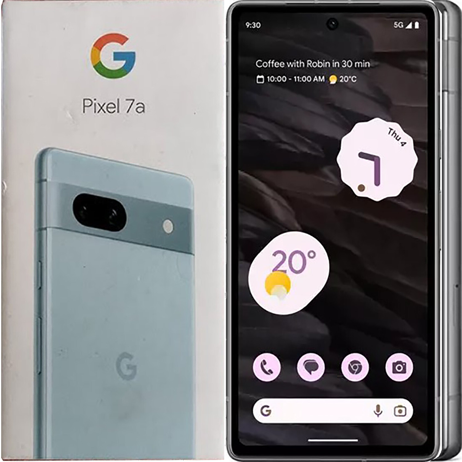 Google Pixel 7a 5G Charcoal 128GB + 8GB Dual-SIM Factory Unlocked