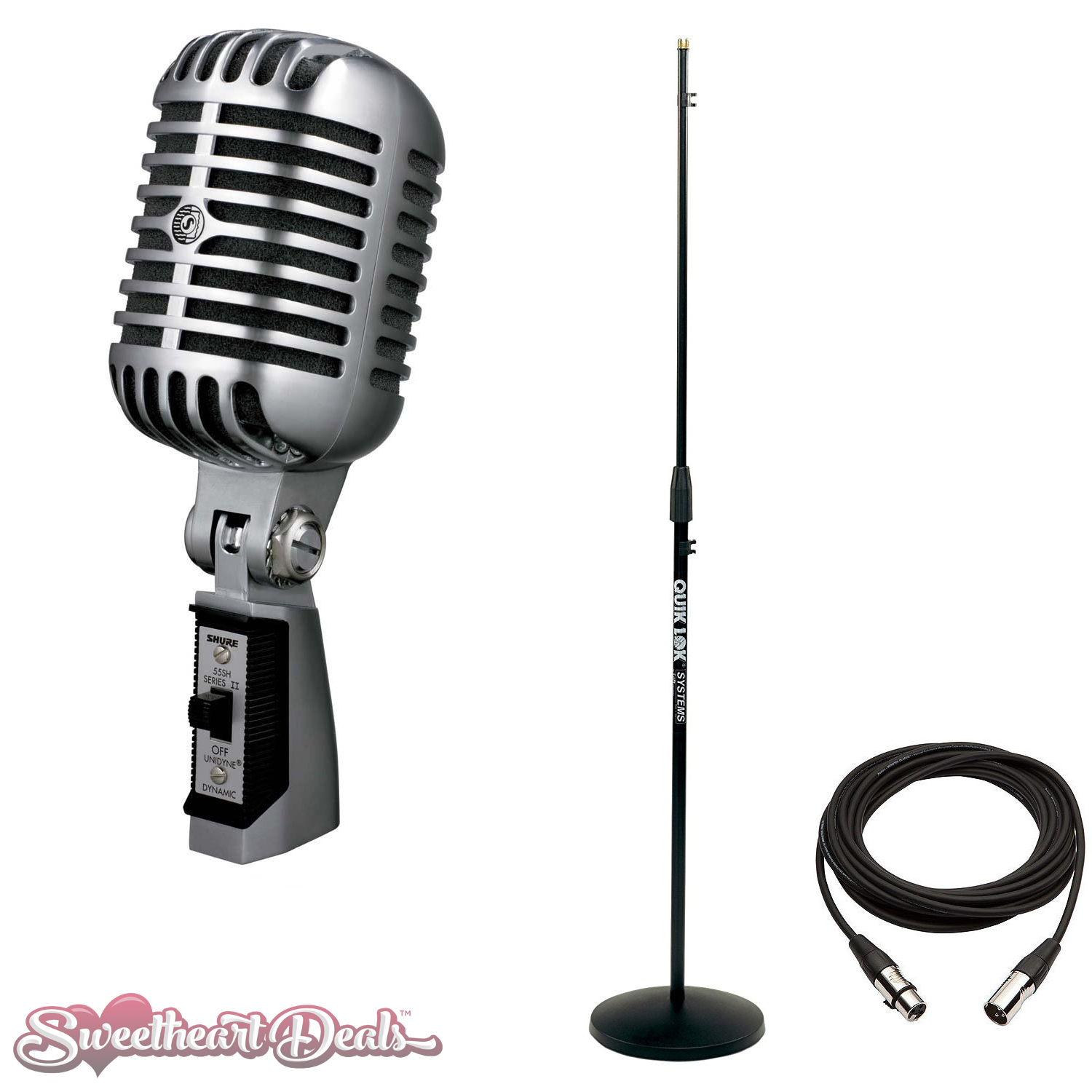 Shure 55SH Series II Iconic Unidyne Retro Style Vocal Microphone
