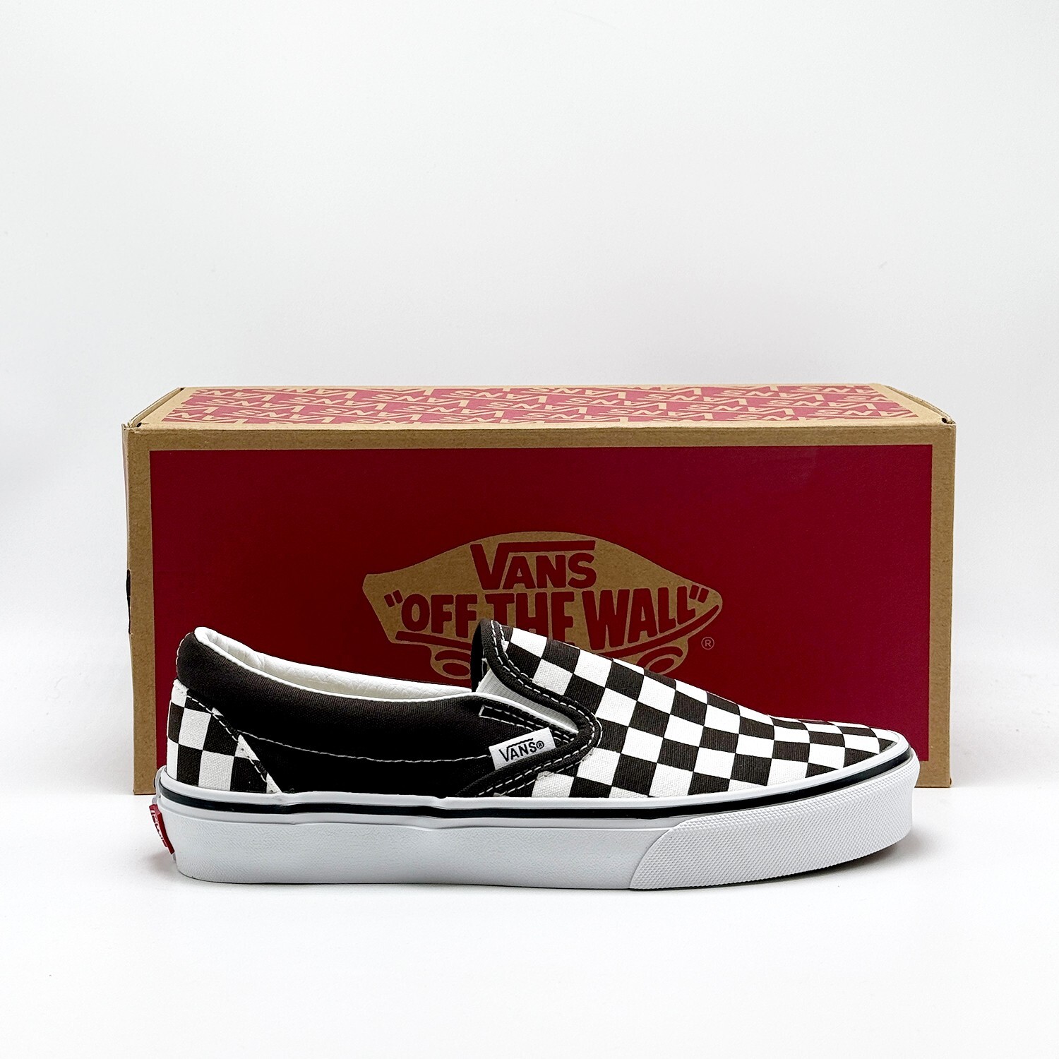 NEW* Unisex VANS CHECKERBOARD SLIP-ON Turkish Coffee Brown