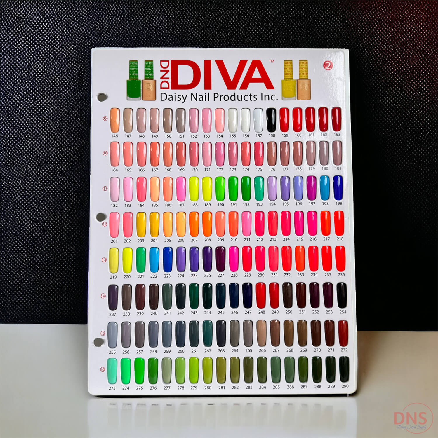 Diva Duo 1 Nail Lacquer + 1 Gel Polish Set #251 == #290 * Pick
