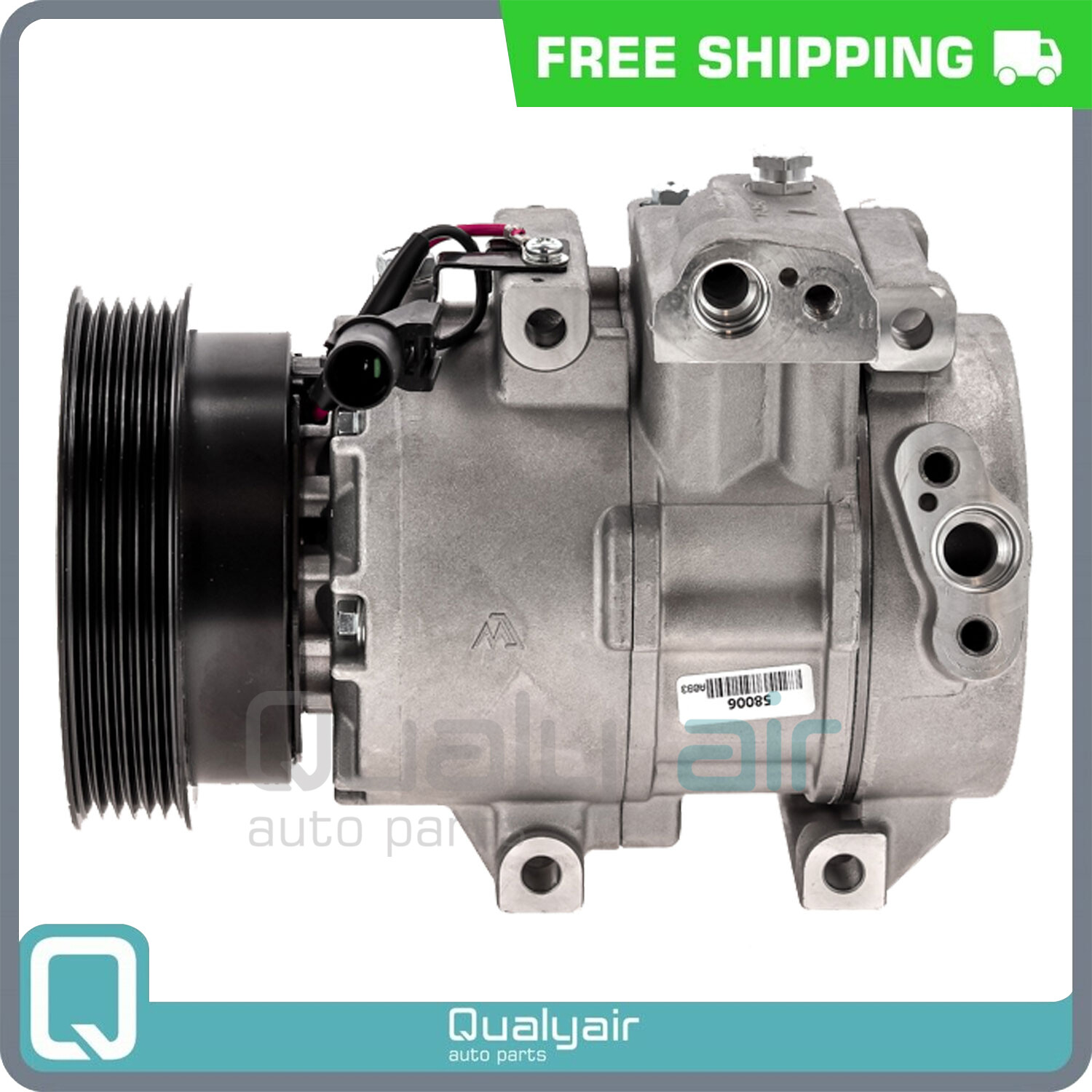 A/C Compressor DV13 fits Kia Forte, Forte Koup - 2010 2011 2012