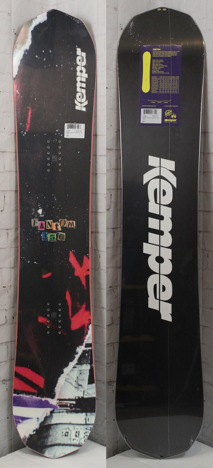 Kemper Fantom Men's Snowboard 156 cm, Directional Twin, New 2024