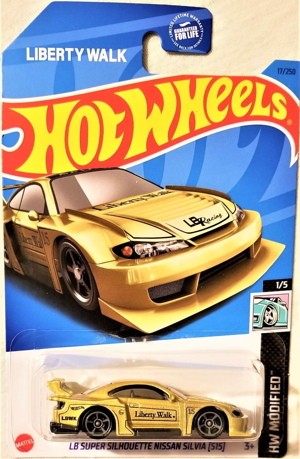 Hot Wheels - 2023 HW Modified 1/5 Nissan Silvia (S15) 17/250
