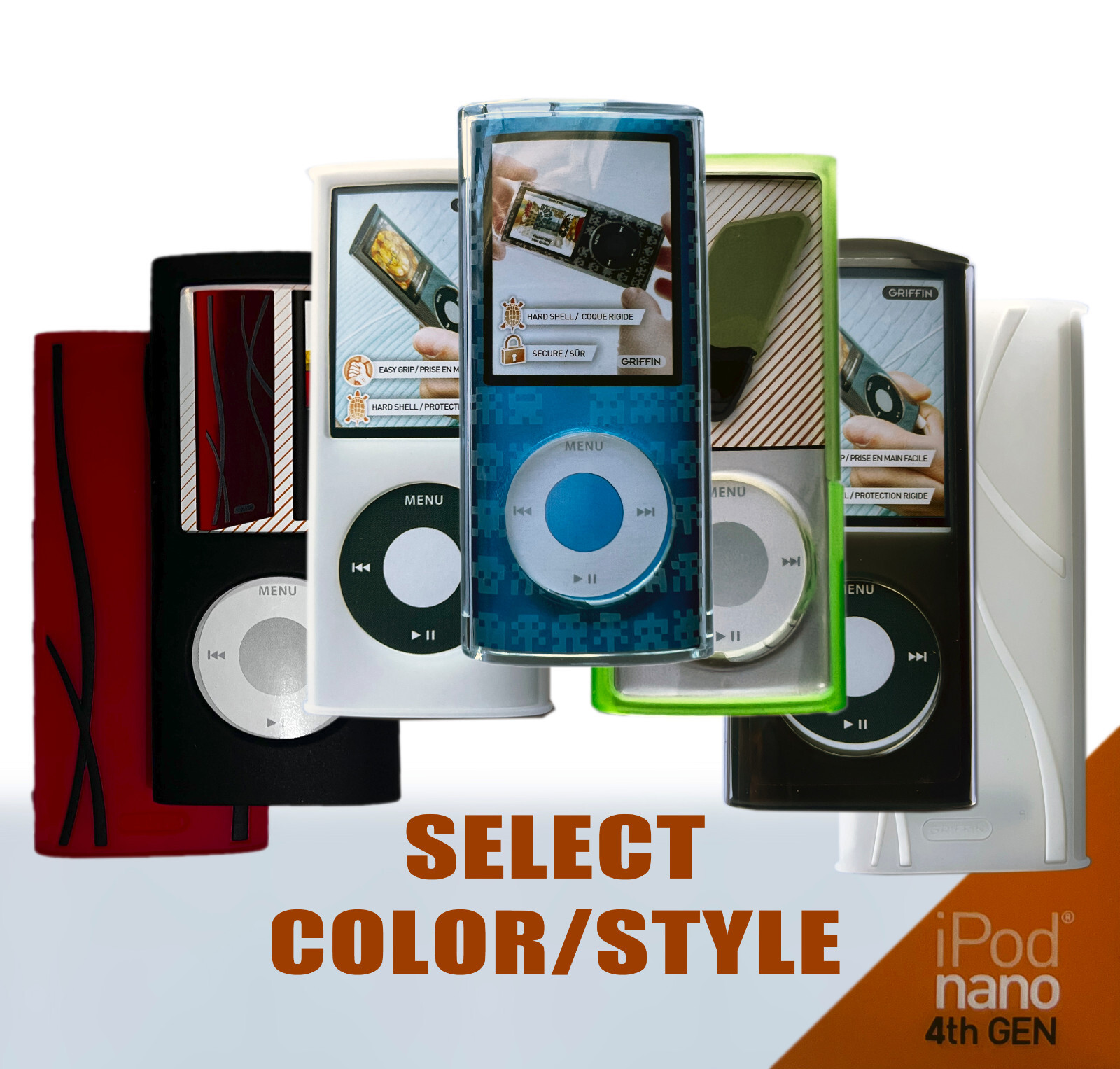 For Apple iPod Nano 4G 8GB 16GB 4th GEN | Rigid Plastic | Fitted