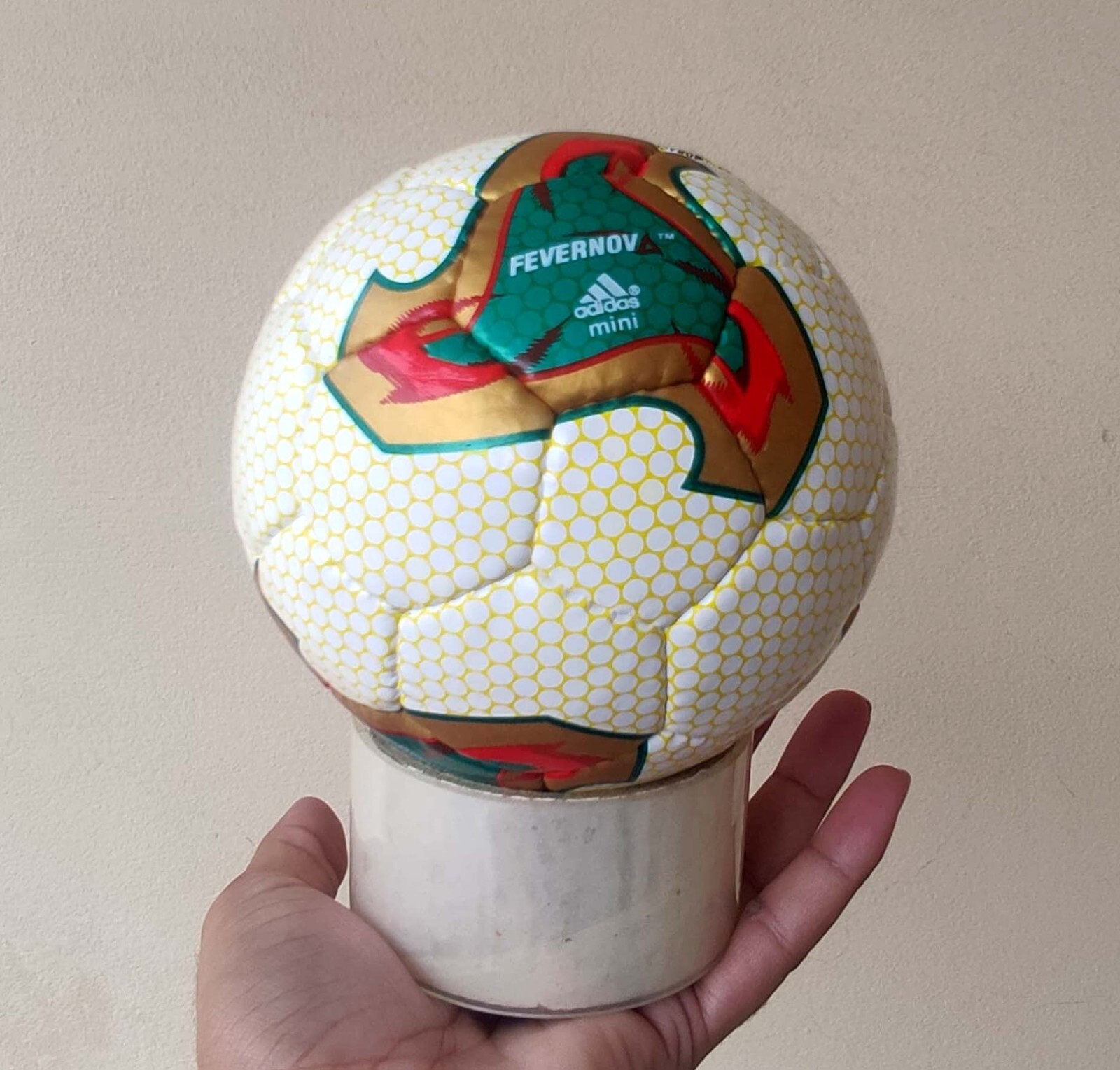 Adidas Fevernova Mini Gold Match Ball FIFA World Cup 2002 Size 1