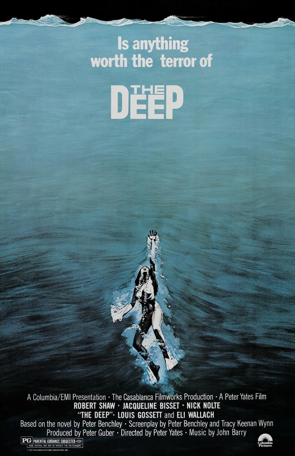 The Deep movie poster : 11 x 17 inches : Jacqueline Bisset, Nick