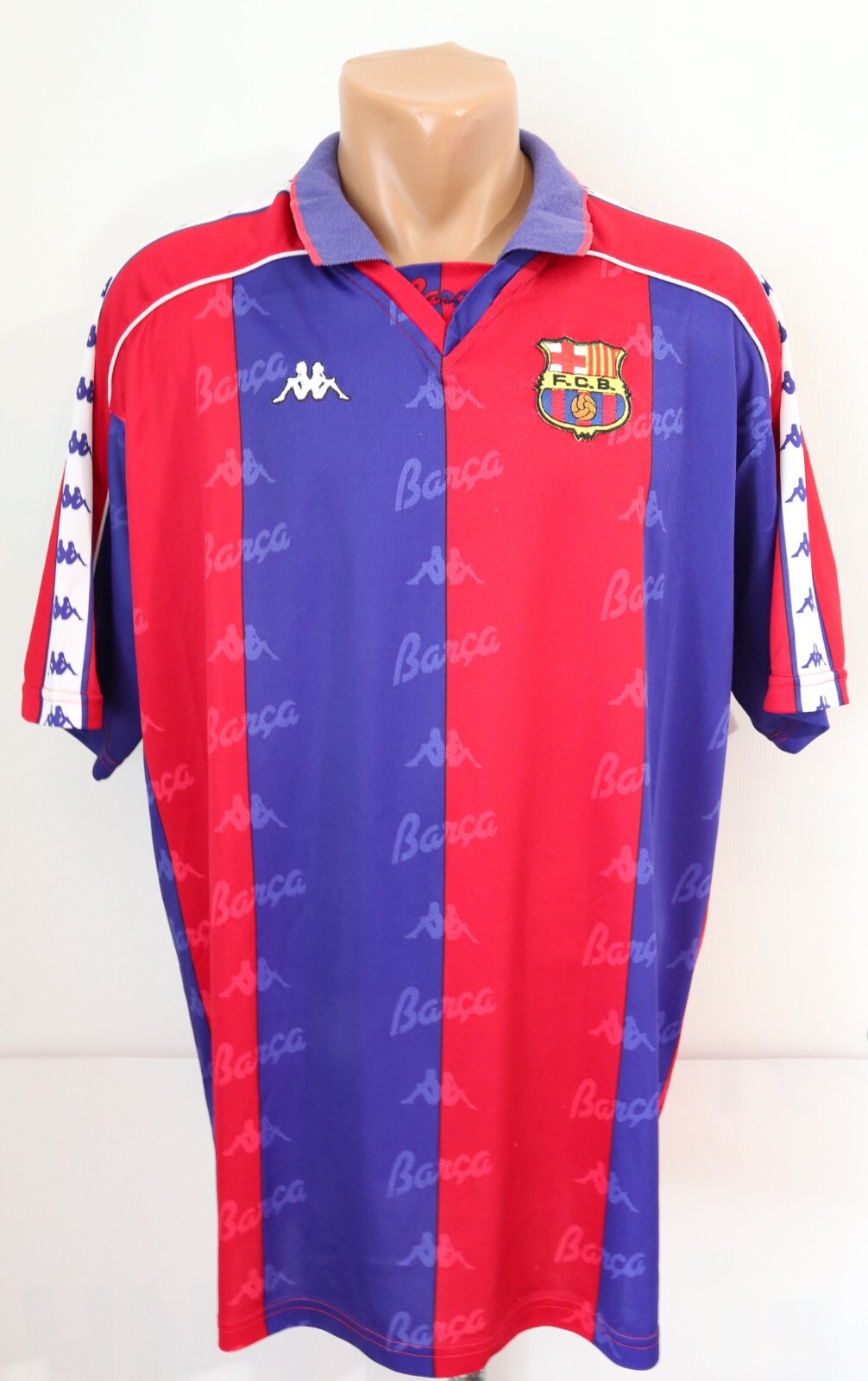 BARCELONA 1992/1993/1995 HOME SHIRT JERSEY CAMISETA KIT KAPPA 90s