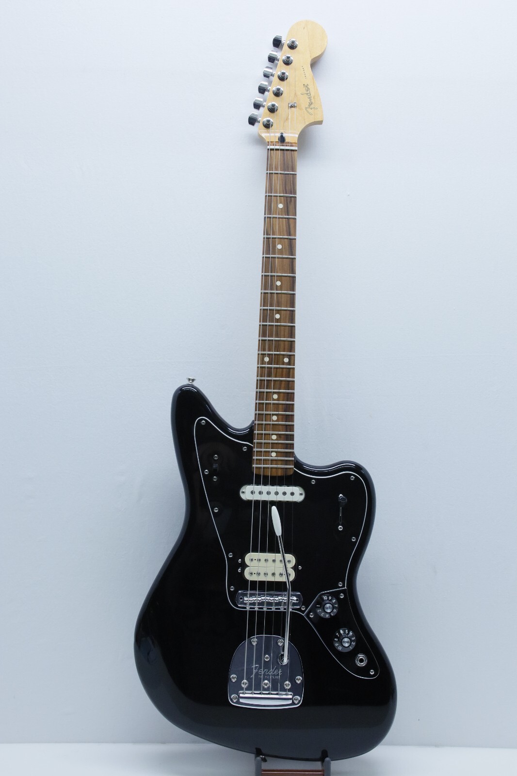 2019-2020 Fender Jaguar 6 String Electric Guitar Black Made In Mex