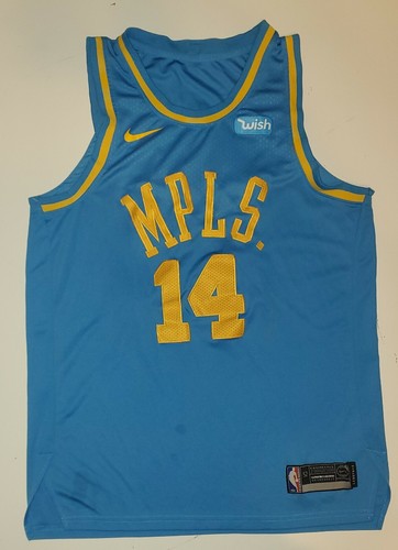 Brandon Ingram #14 Lakers MPLS Size 52 +4 Length Nike Blue Jersey