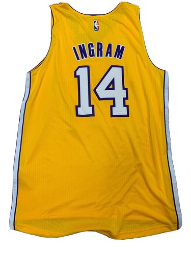 NEW 2X RARE YELLOW ADIDAS BRANDON INGRAM LOS ANGELES LAKERS REV