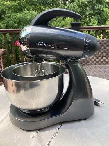 Sunbeam Mixmaster Heritage Series Silver Countertop Stand Mixer
