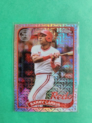 2024 Topps Series 1 Barry Larkin Silver Chrome 35Th Anniversary