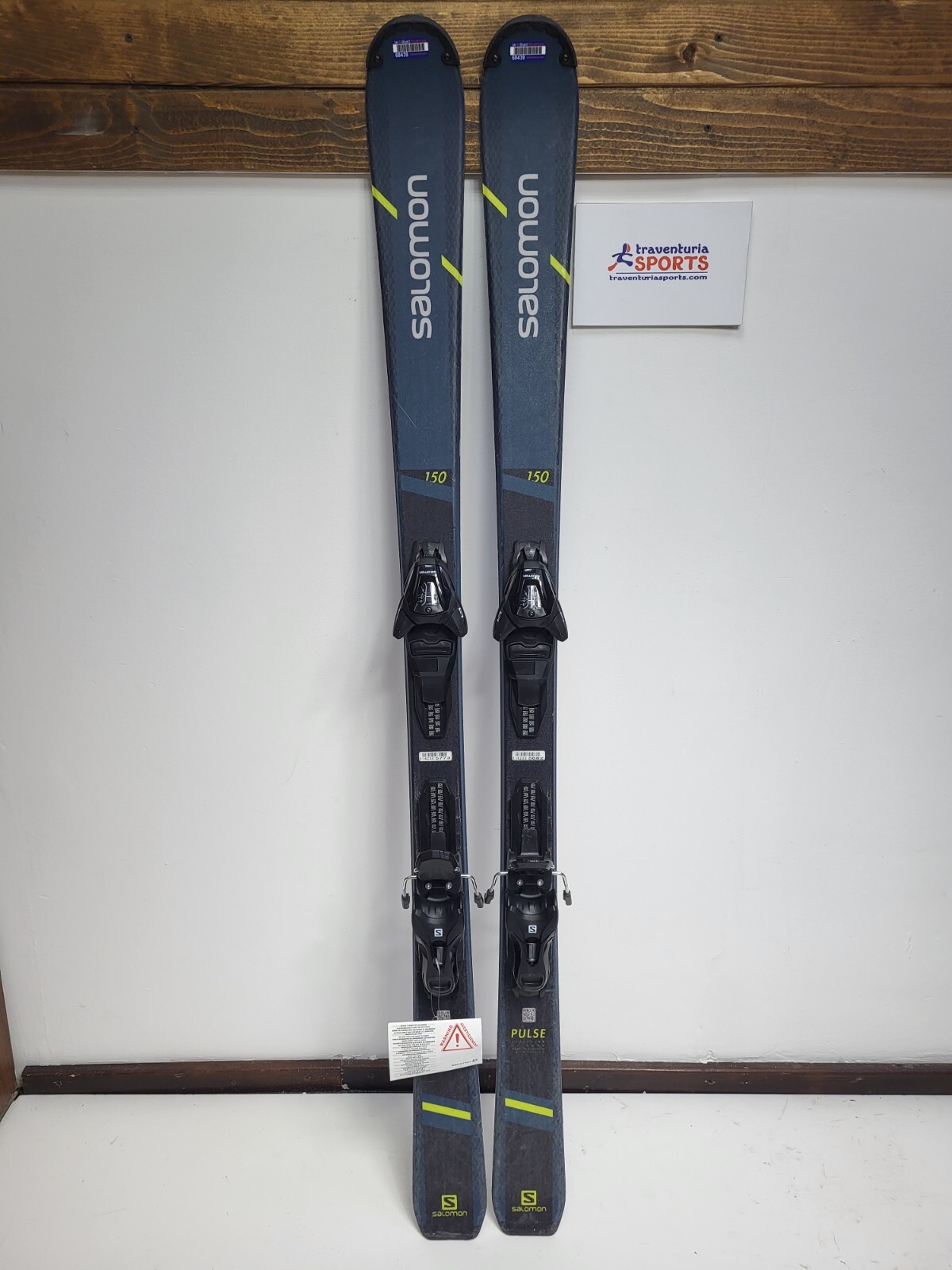 Salomon E Pulse 150 cm Ski + NEW Salomon 10 Bindings Adventure