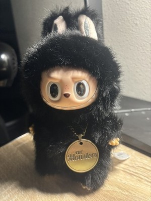PopMart Labubu Pendant The Monsters Little Black Zimomo Vinyl Face