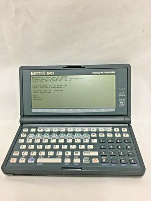 HP 200LX パルムトップ ハンドヘルドポケットPC 32MB RAM DOS PDA 付属