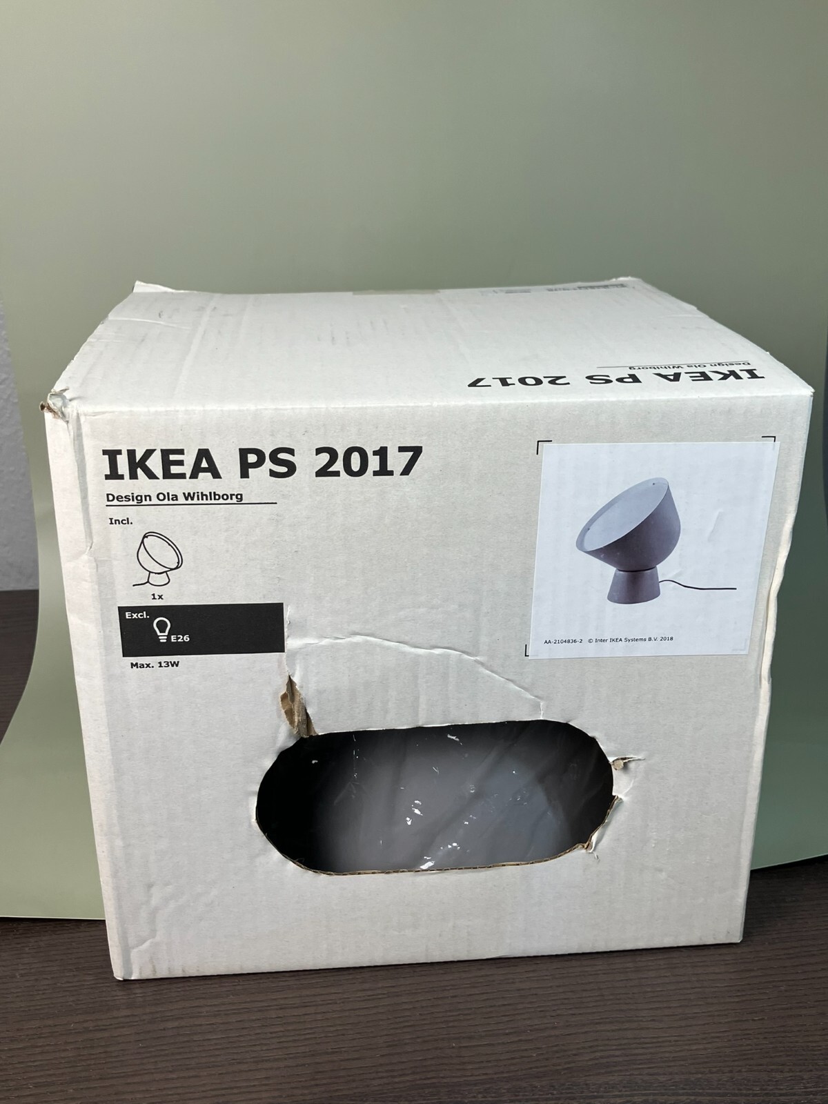 IKEA White PS 2017 Table Lamp / Floorlamp Modernist Spot light Ola