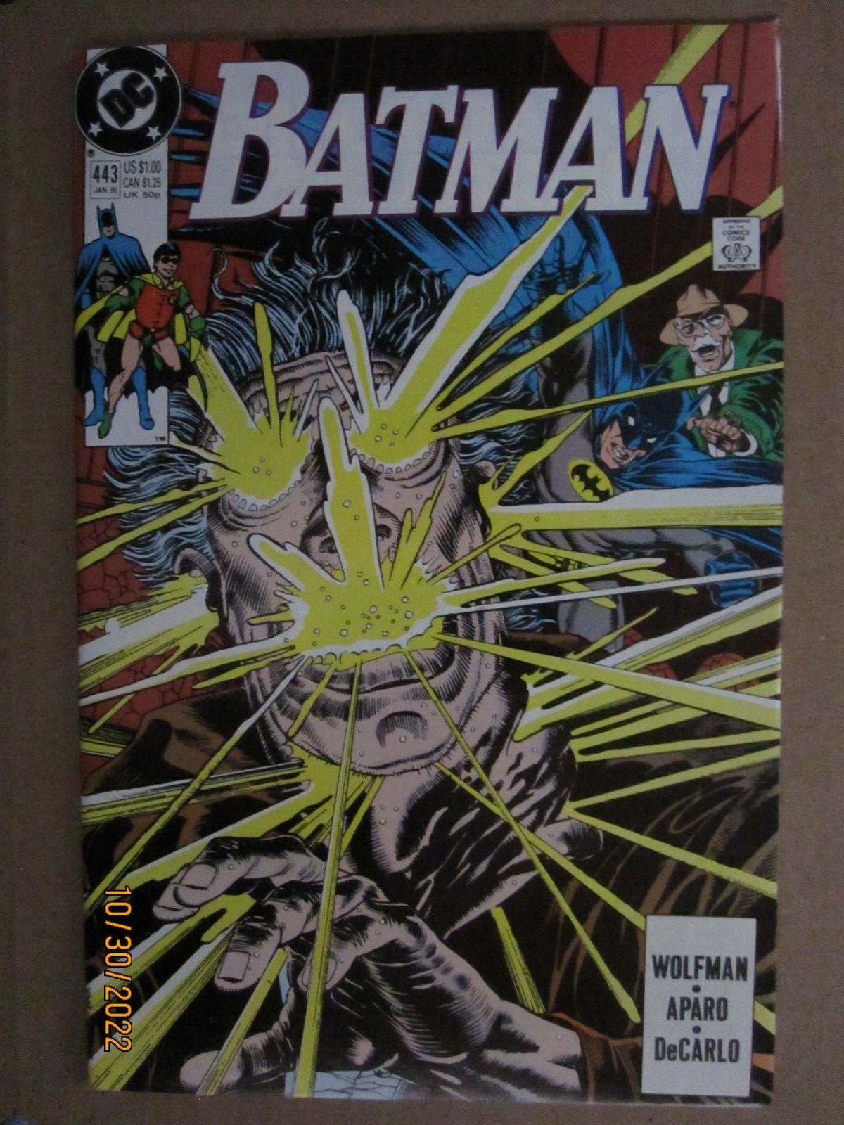 1990 DC COMICS BATMAN #443 MARV WOLFMAN STORY | eBay