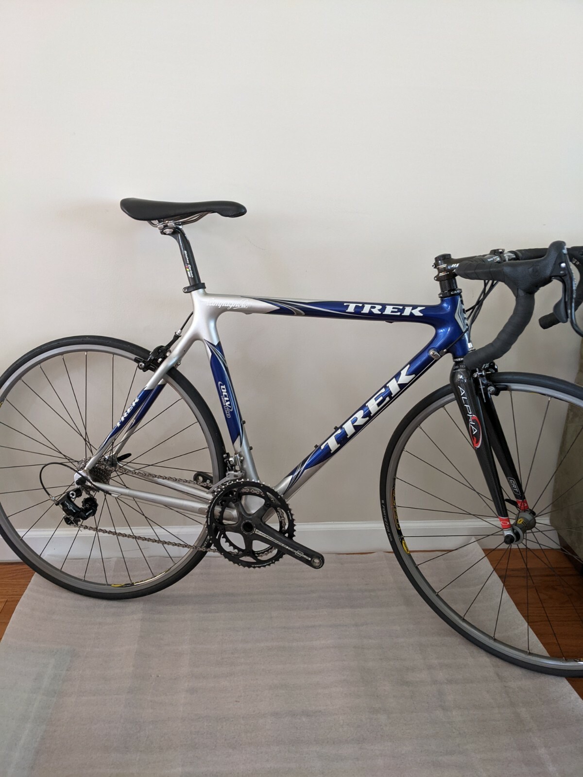 Trek 5500 OCLV 120 Carbon Frameset 56 cm, w/Campagnolo, Ritchey