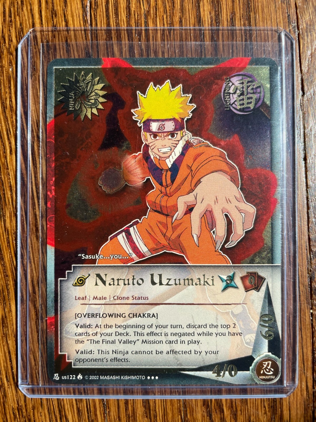 Naruto CCG TCG N-US-122 N-US122 Naruto Uzumaki [Overflowing Chakra