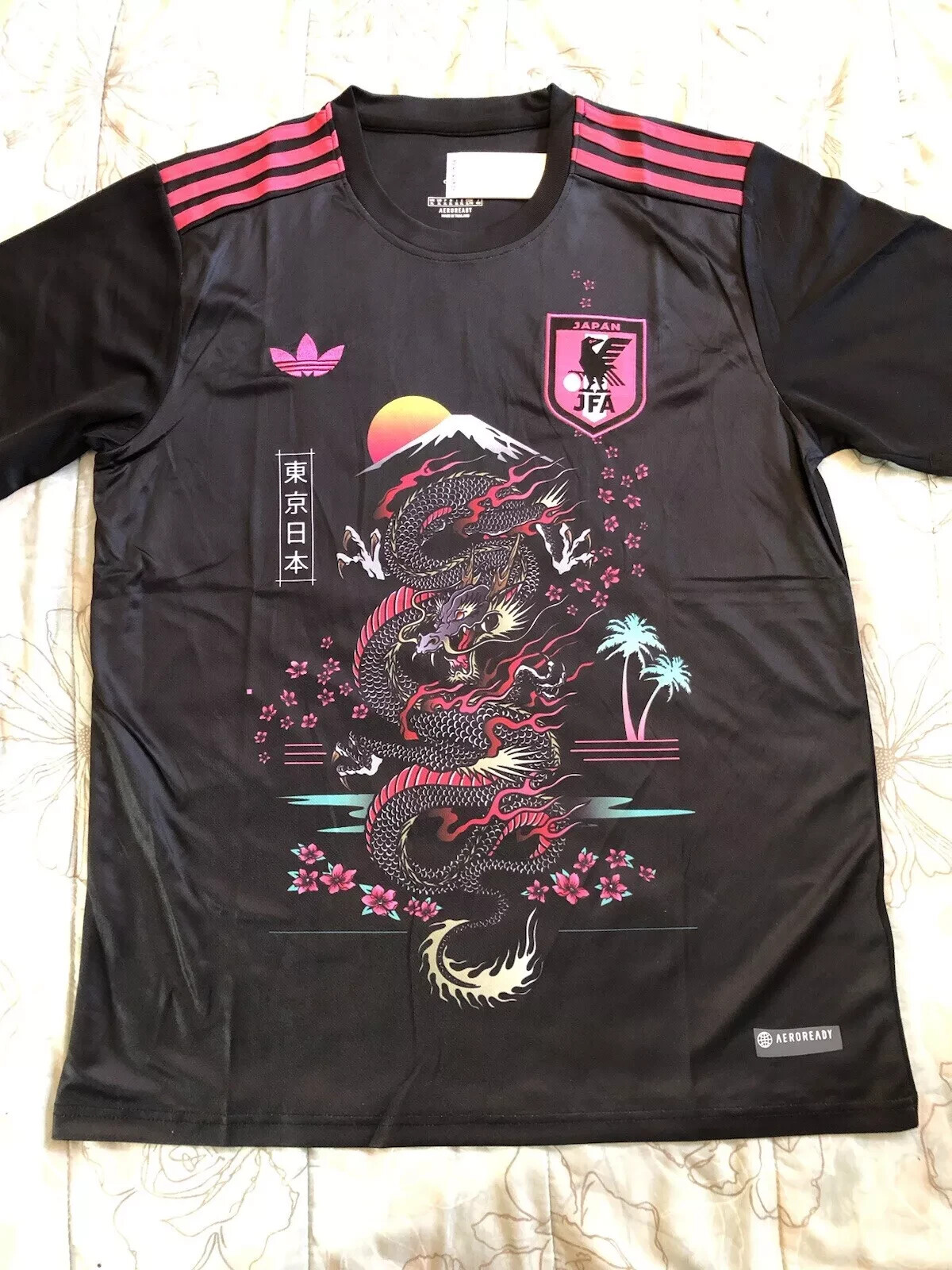 Japan Soccer Jersey Special Black Dragon Concept Edition S,M,L,XL
