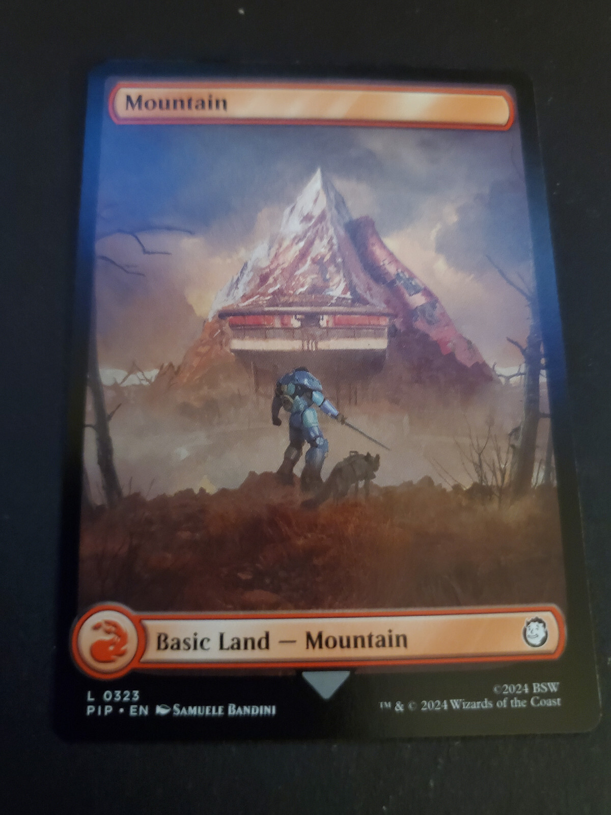 MTG Fallout FULL ART L Mountain #0323 NM | eBay