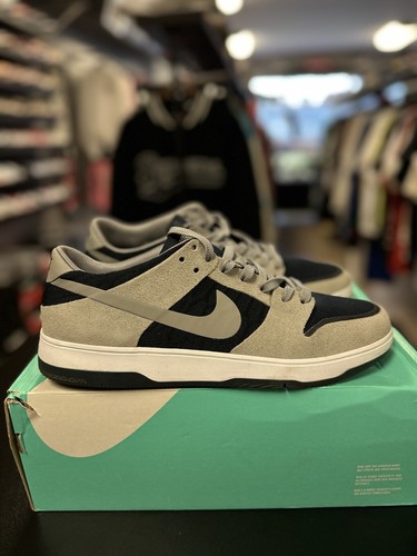 NIKE SB ZOOM DUNK LOW ELITE 864345-004 MEDIUM GREY OBSIDIAN MEN'S