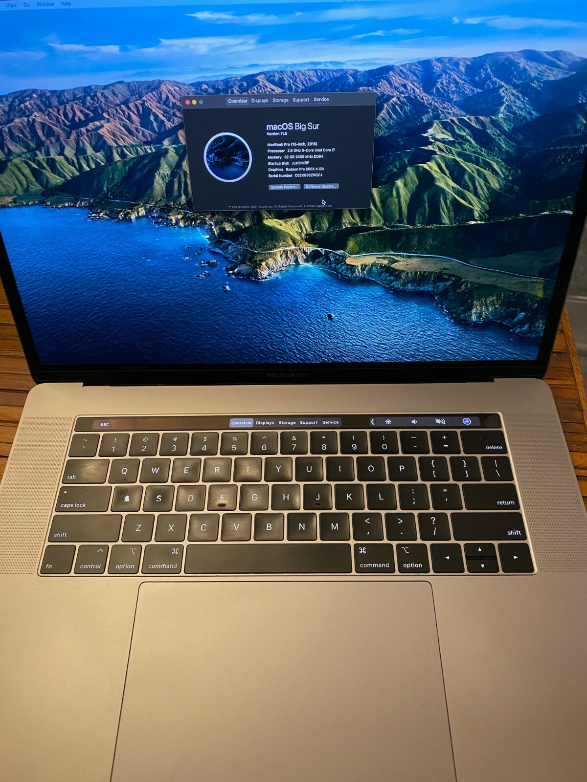 Apple Macbook Pro 15 inch 2018 32GB 512SSD 6 core i7 | eBay