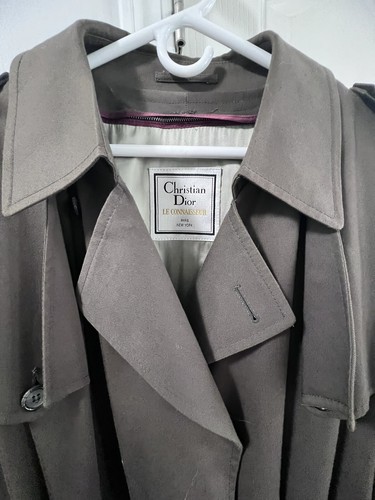 Mens Vintage Christian Dior Le Connaisseur Trench Coat | eBay