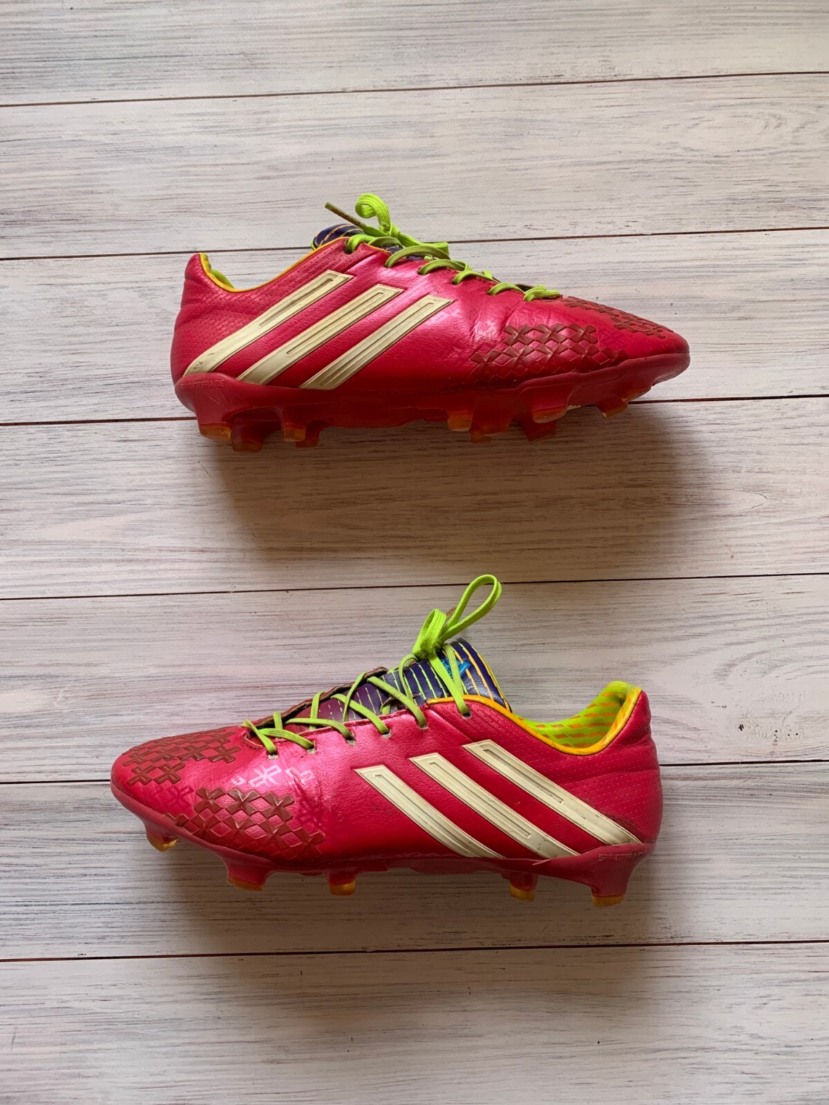 Adidas Predator LZ TRX FG Football Boots Cleats Soccer Pink Size