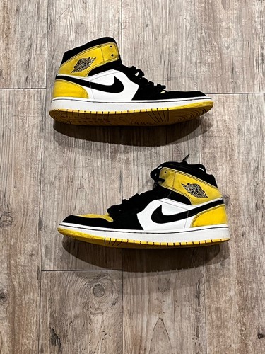 Size 12 - Air Jordan 1 SE Mid Yellow Toe 193151715890| eBay