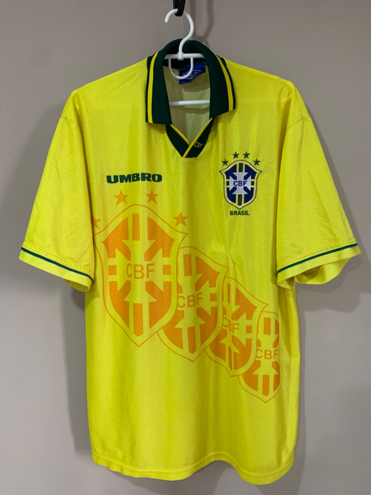 Brazil 1994/1995 Home Football Shirt Umbro Soccer Jersey Umbro