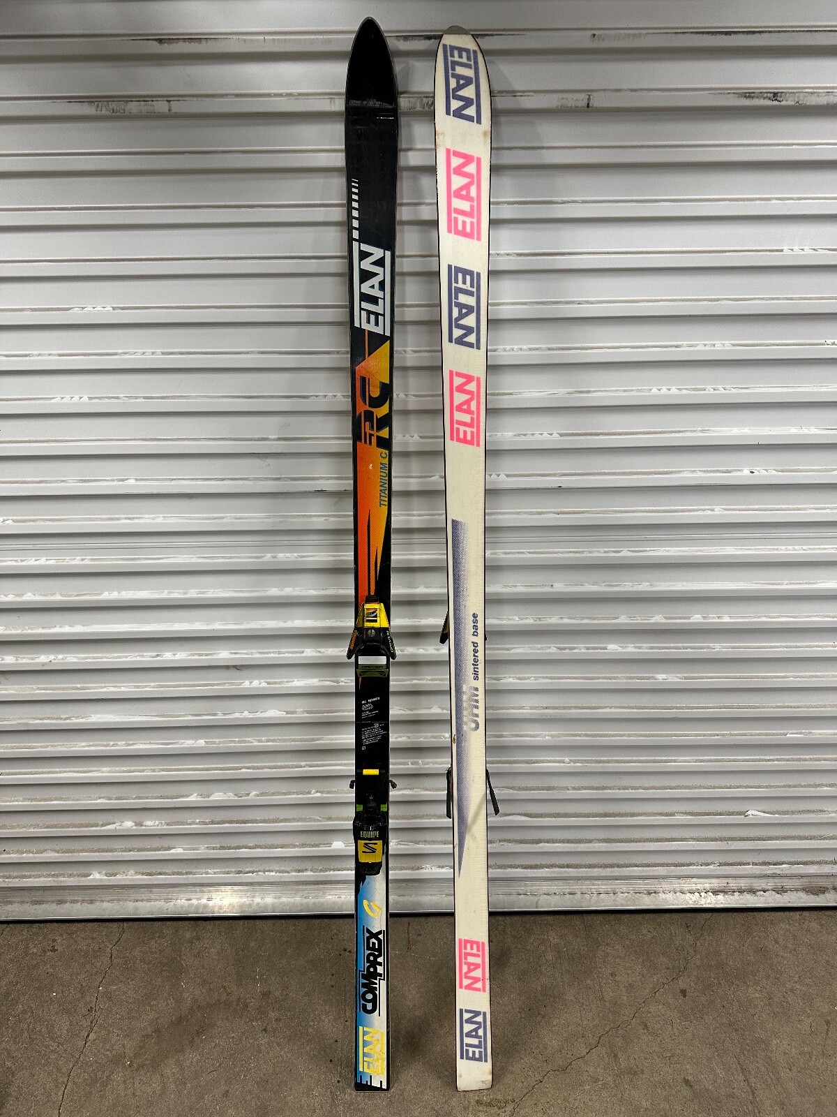 ⛷️ Vintage Elan Comprex RC Skis 195cm Solomon Driver Equip