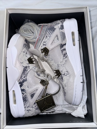 Size 9 - Air Jordan 4 Retro Premium Snakeskin | eBay