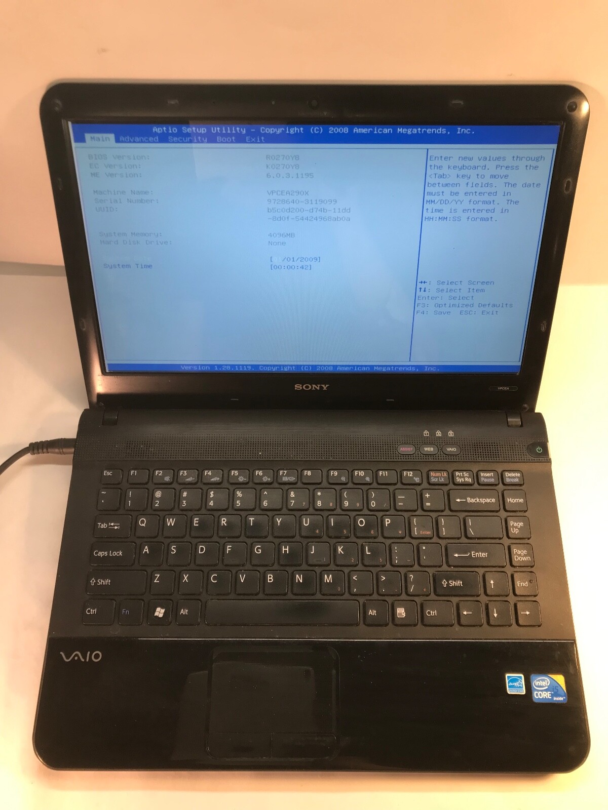Sony VAIO PCG-61311L 13
