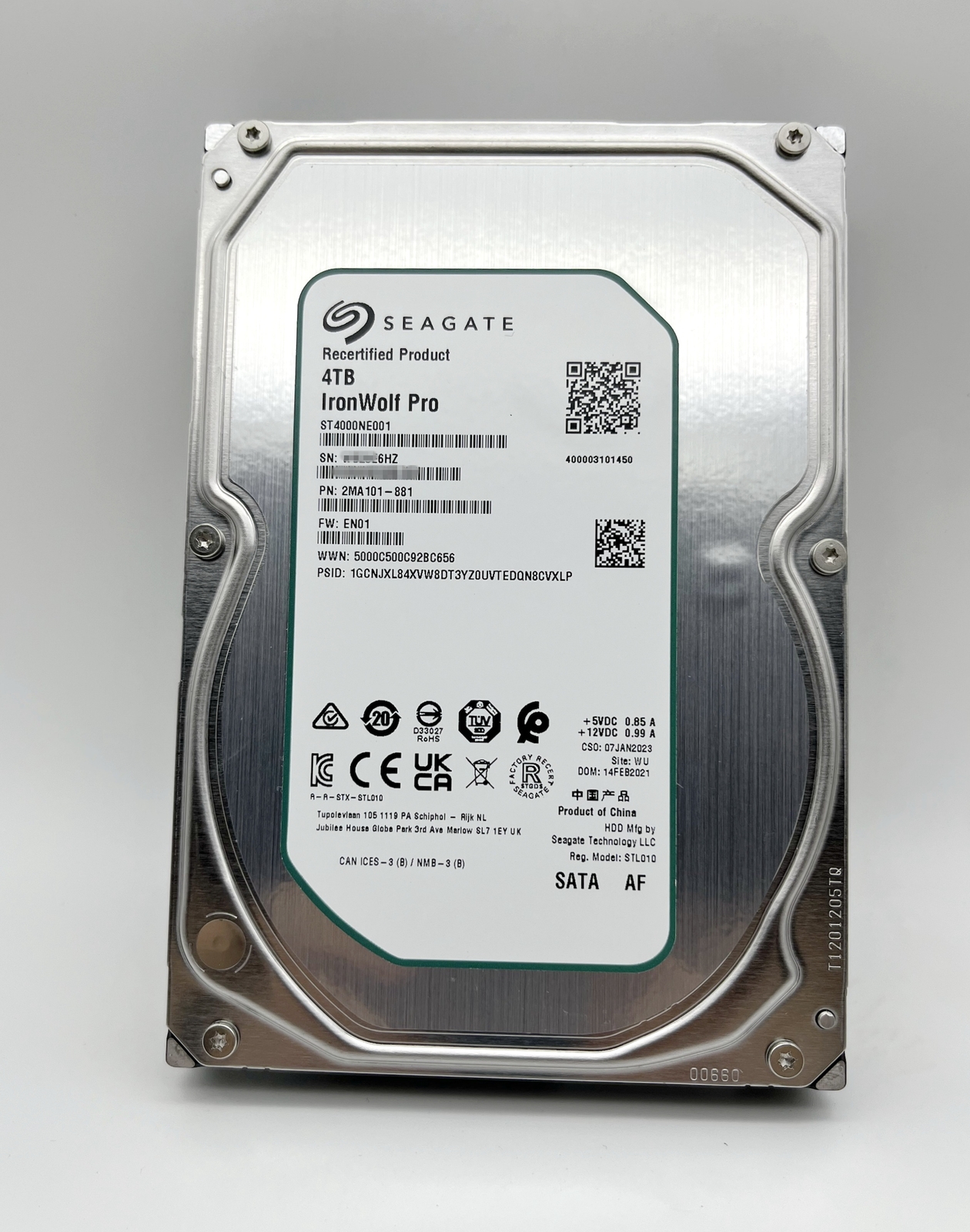 Seagate ST4000NE001 IronWolf Pro NAS 4TB 3.5'' SATA 256MB 7200RPM